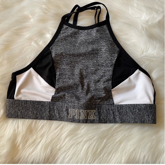 VICTORIA'S SECRET PINK ULTIMATE UNLINE SPORT BRA UNLINED. Size Large. NWT - Picture 7 of 12